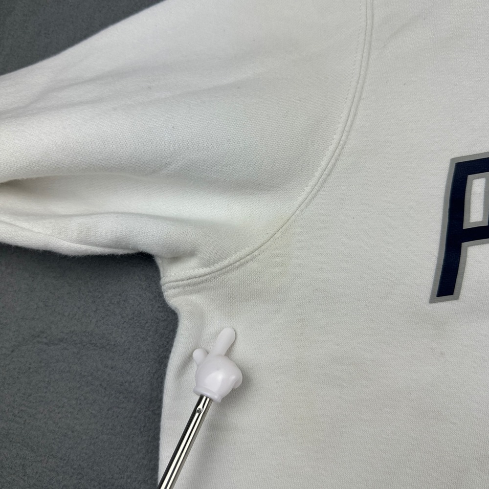 Nike Penn State Nittany Lions Crewneck Sweatshirt White Center Swoosh Mens M - Picture 3 of 7